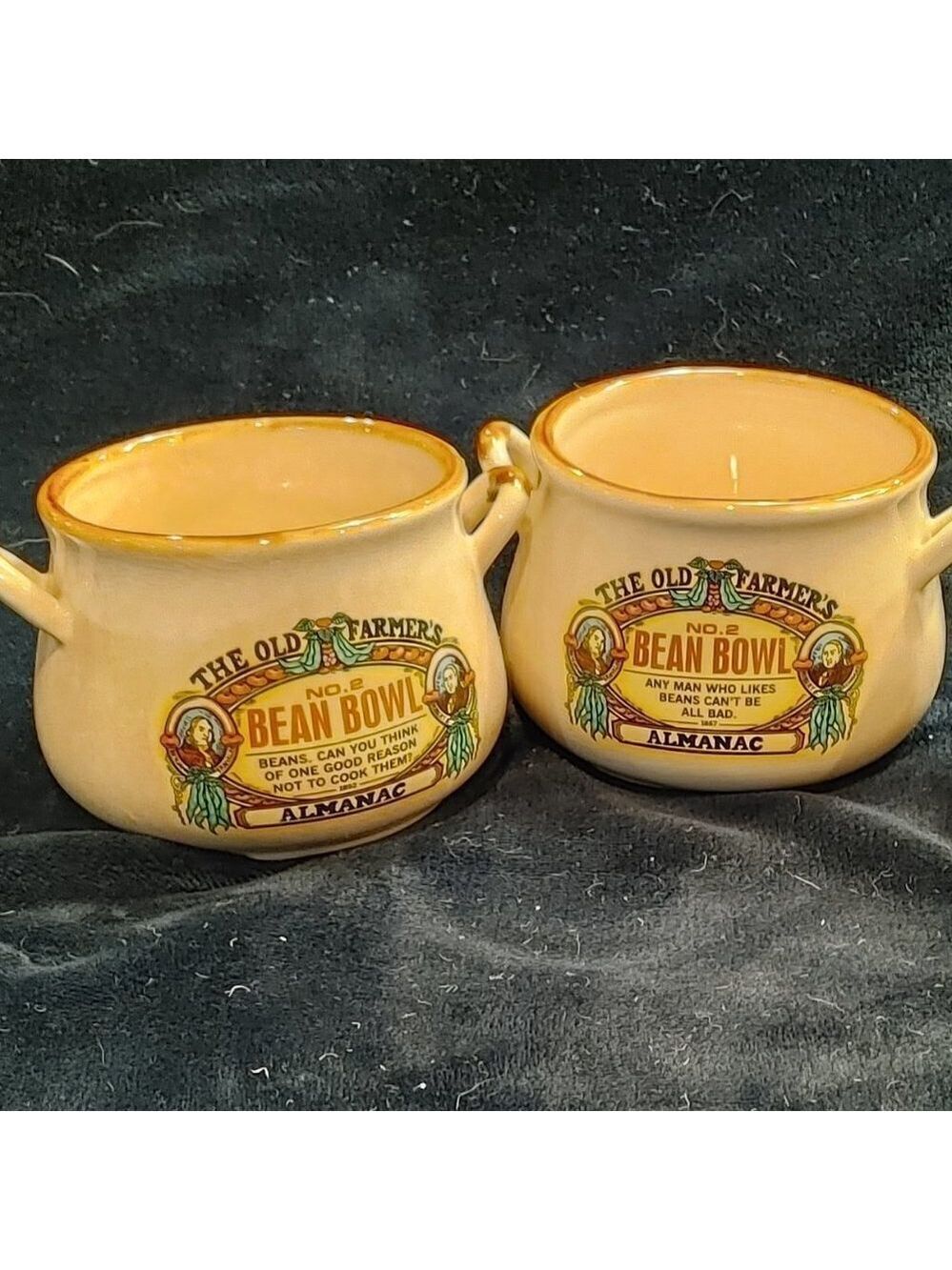 Set of 3 Vintage No 2 Bean Bowl Mini Pots Soup Bowls - Picture 3 of 8